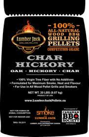 CHAR HICKORY LUMBER JACK BBQ PELLETS 20LBS